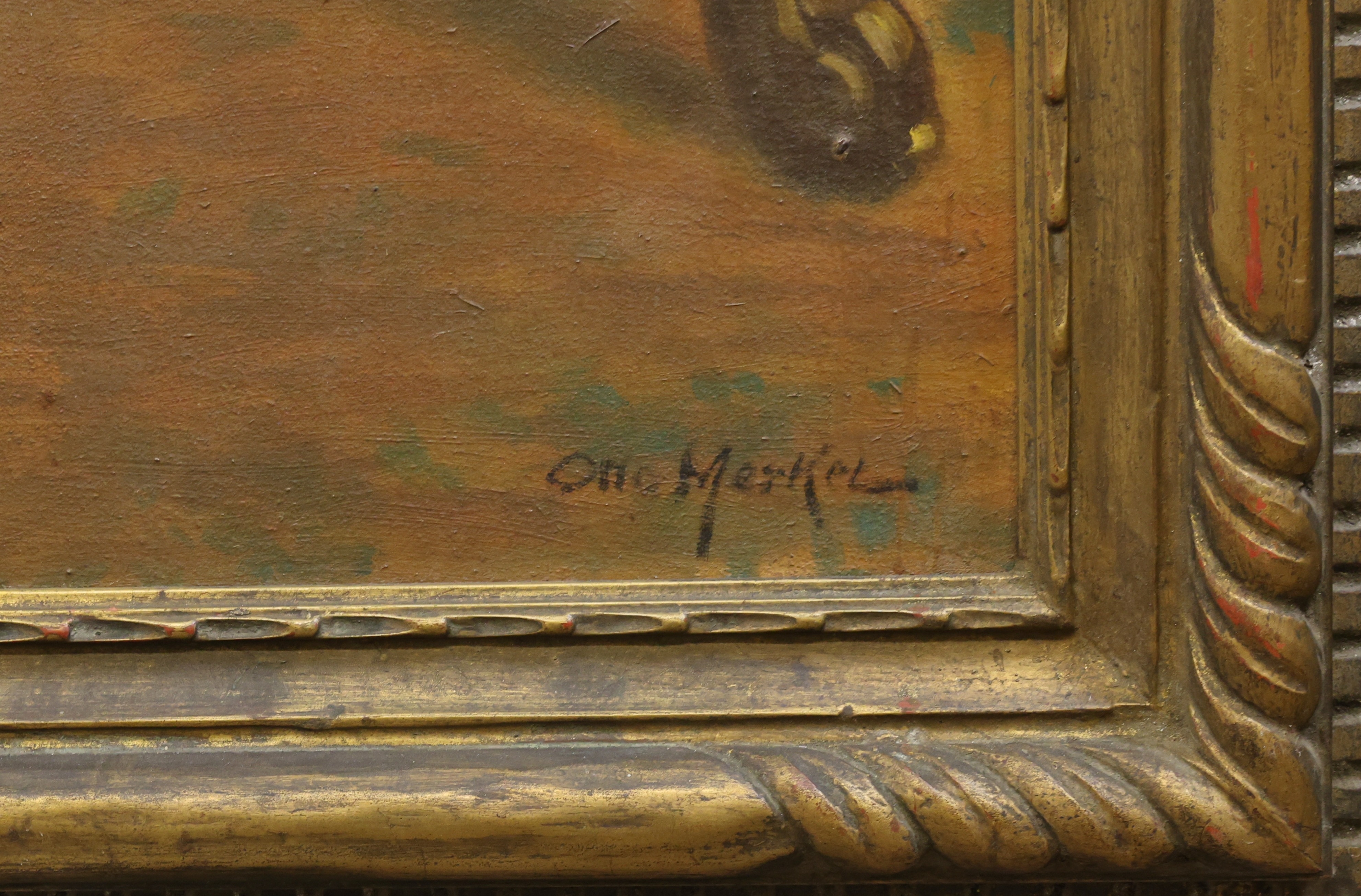 Artwork by Otto Paul Merkel, Oil on canvas, Made of Oil on canvas