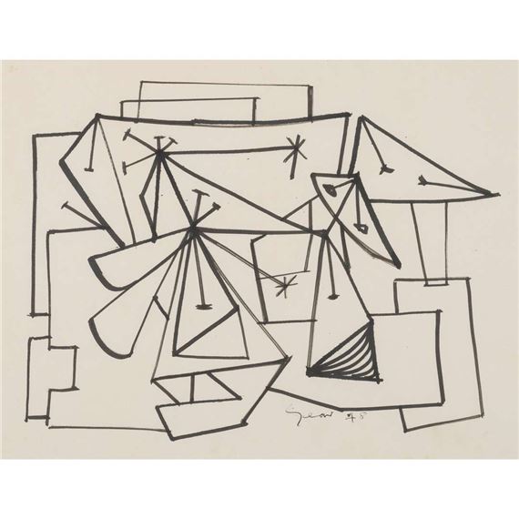 UNTITLED by William Gear, 1948