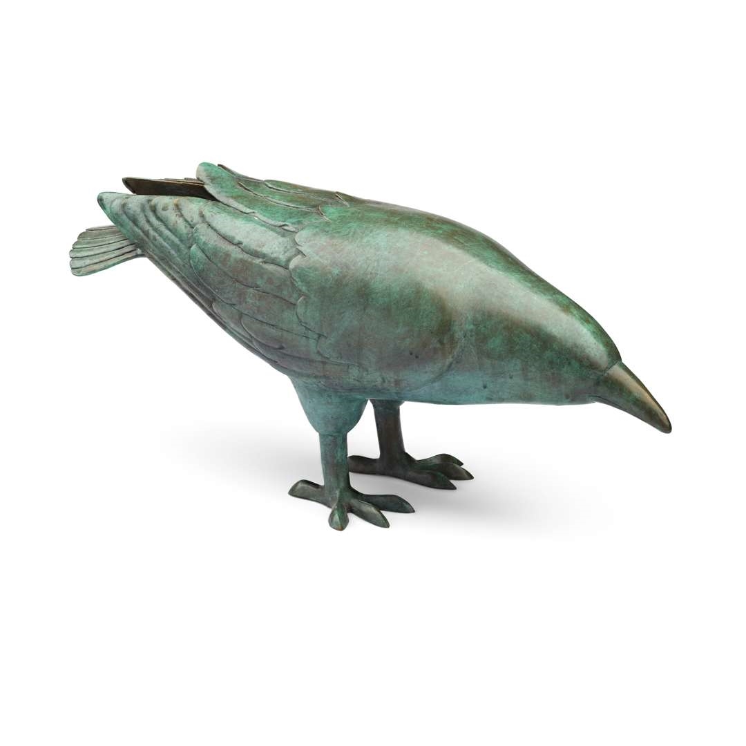 Artwork by Shona Kinloch, CROW, Made of Bronze