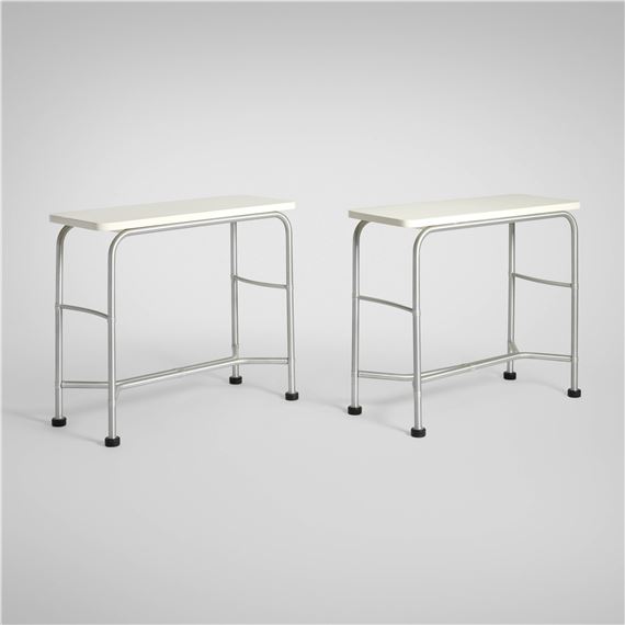 Warren McArthur | Console tables, pair | MutualArt