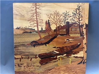 Cabane au canöe canadien - Albert Jundt