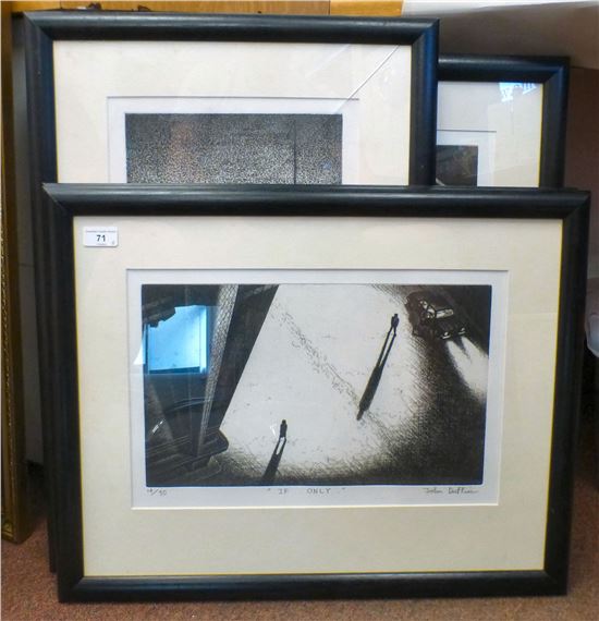 After John Duffin - a series of five modern monochrome studies - John Duffin