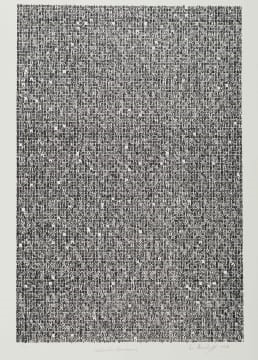 Artwork by Willem Boshoff, Verskandste Openbaring (Most Outrageous Revelation), from KykAfrikaans, Made of screenprint on paper