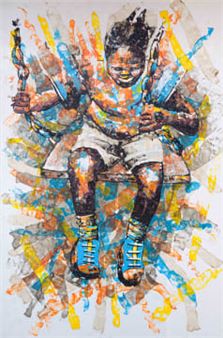 Boy on a Swing - Mbongeni Richmond Buthelezi