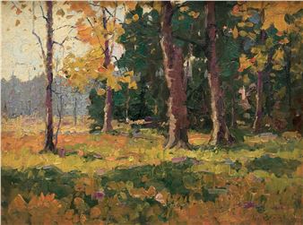 Autumn Trees - Paul Barnard Earle
