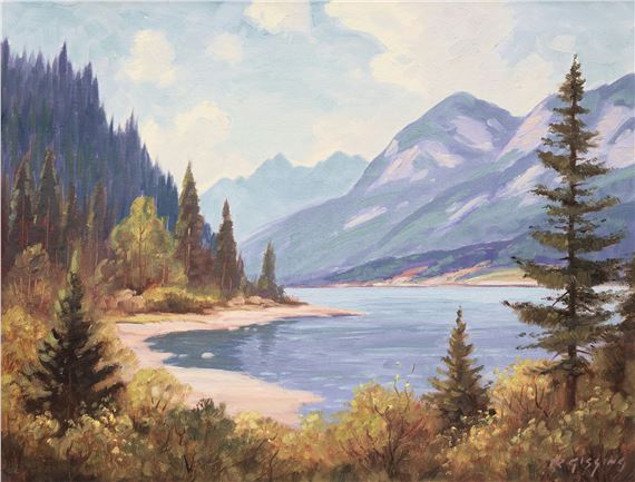Kootenay Lake by Roland Gissing, 1965