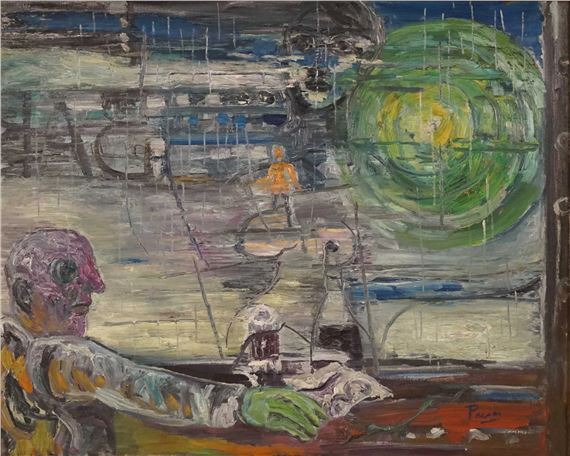 EN EL BAR by Leopoldo Presas, C. 1969