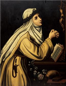 Saint Catherine of Siena - Antoine Plamondon