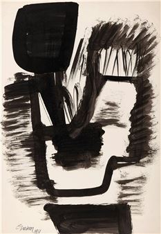 Abstract, Study for Easter Series and Untitled (Tarifa Spain) - Gerald Trottier