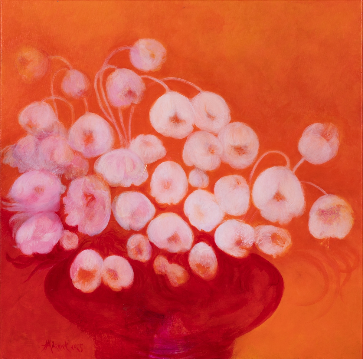 Artwork by Aleksandra Milczarek, Roztańczone , 2025, Made of acrylic, canvas