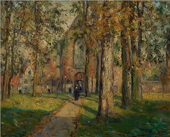 Promenade sous le soleil. - Ferdinand Willaert