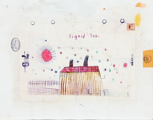 Artwork by Viktor IV, Logbook sheet, Made of Mixed media and collage on paper