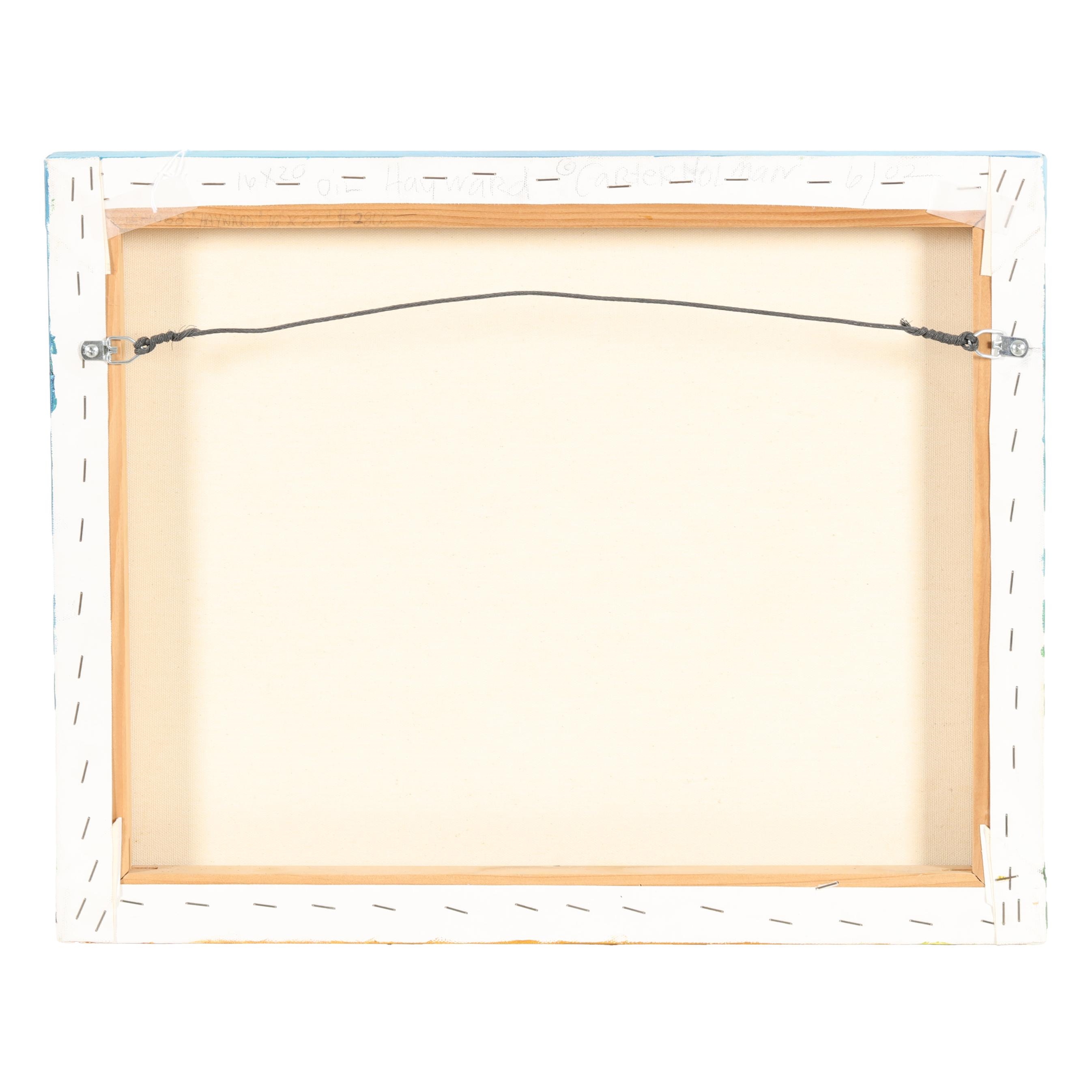 Artwork by Linda Carter Holman, Landscape with Horse, Dog, & Mouse, Made of Oil on canvas