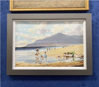 beach scene - Frank Fitzsimmons