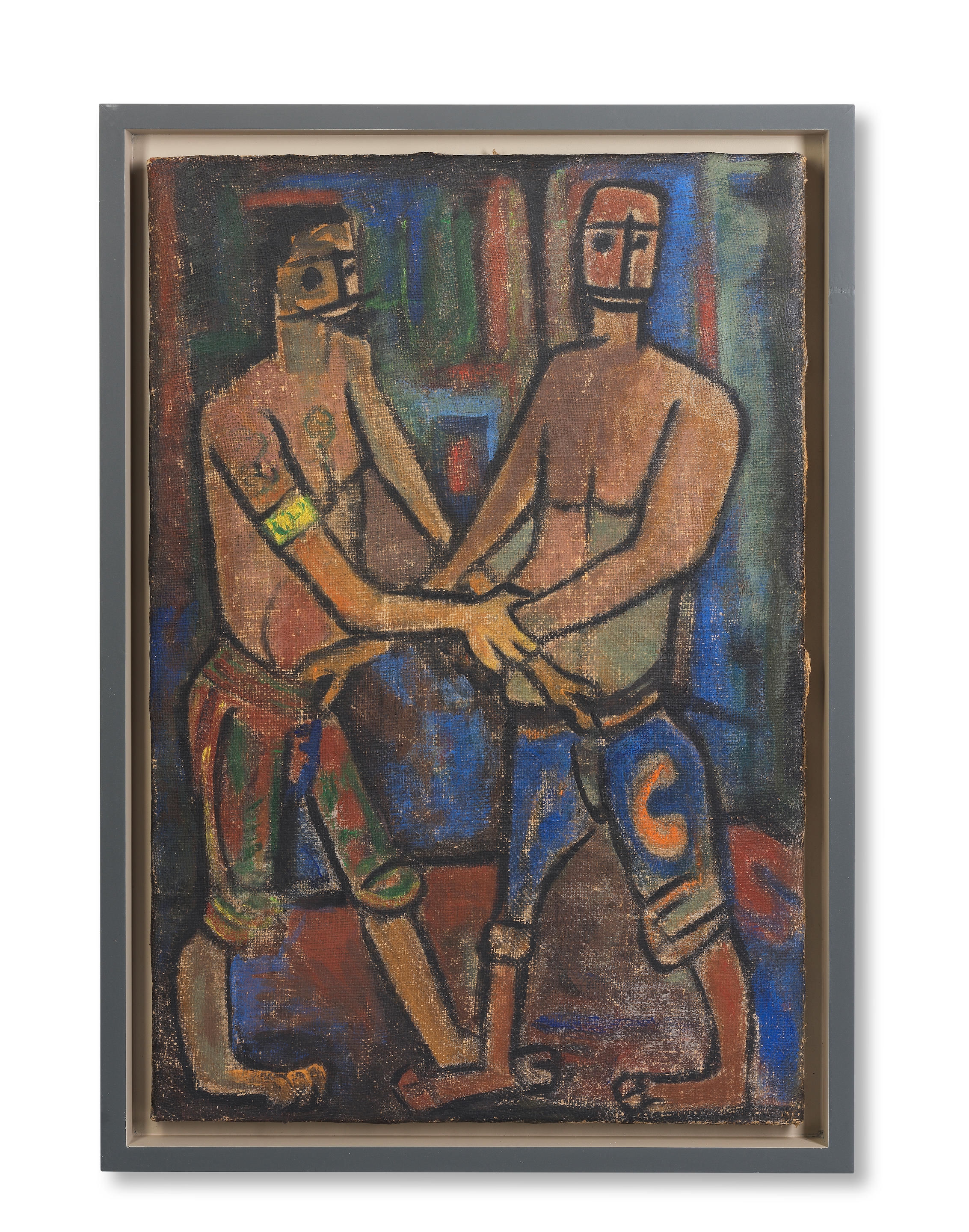 Sirak Melkonian | Wrestlers (Pahlavans (1956) | MutualArt