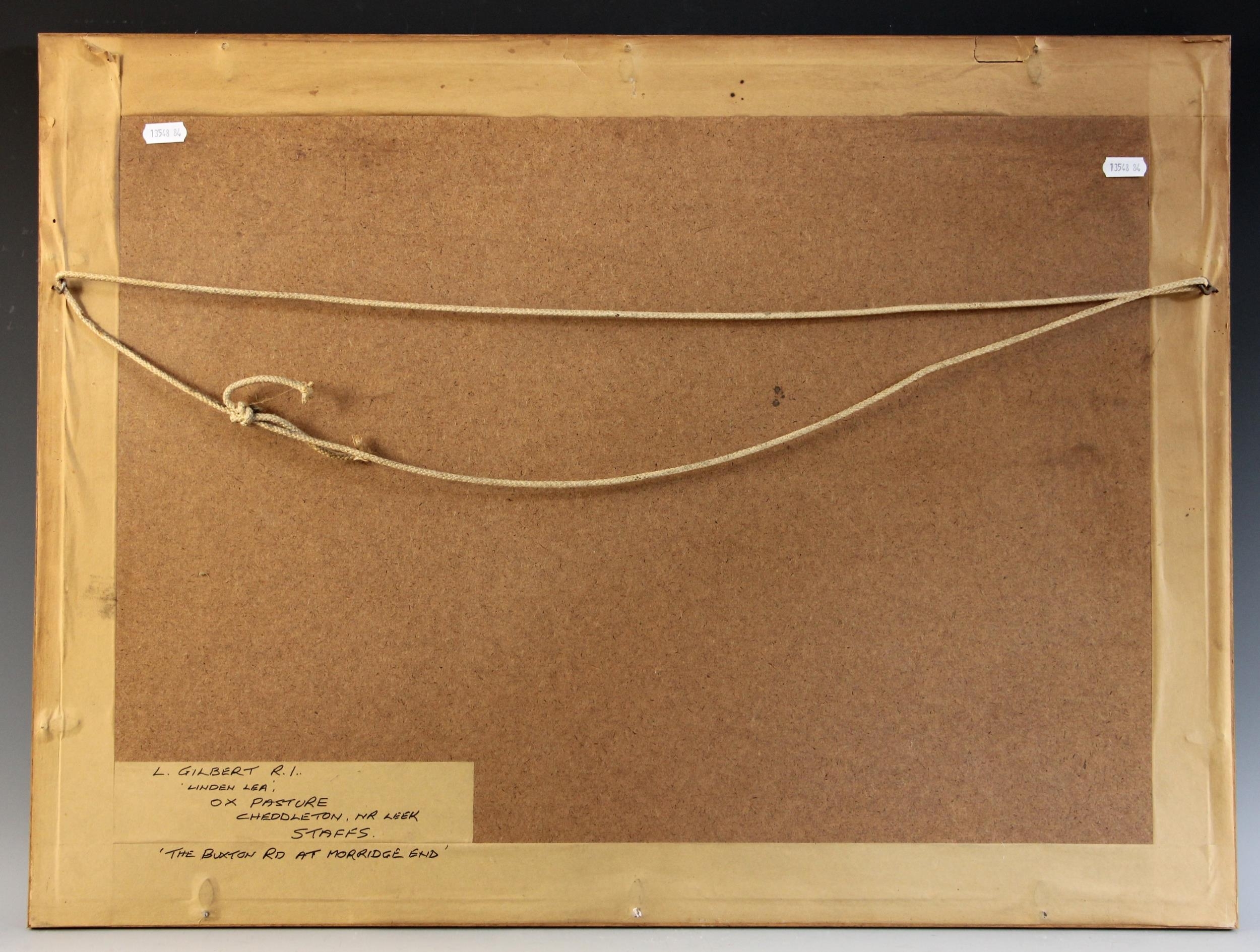 Artwork by Leslie Gilbert, The Buxton Rd At Morridge End, Made of Charcoal on paper