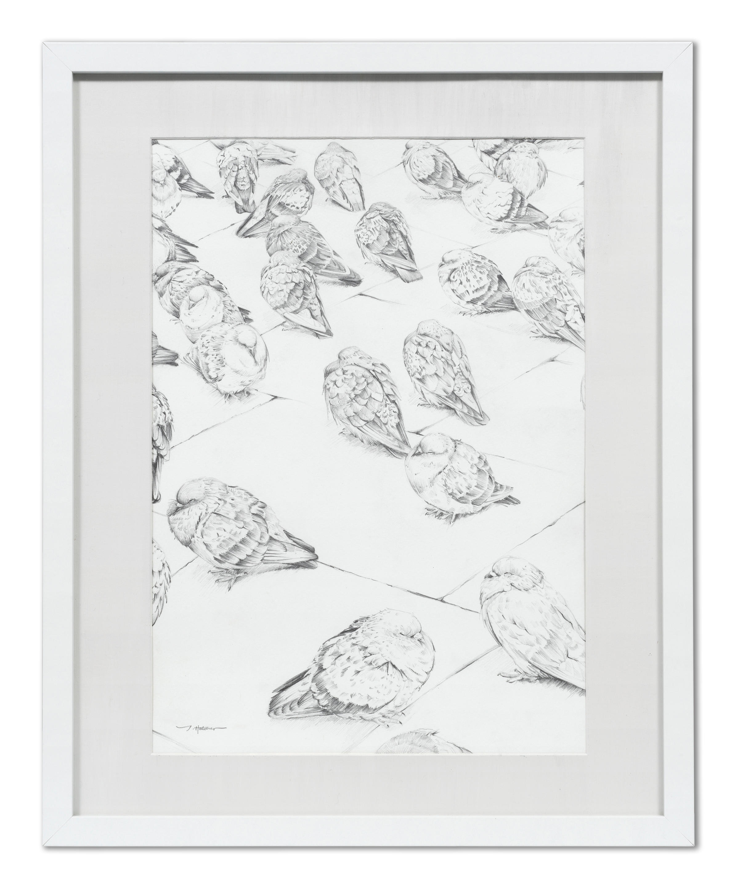 Artwork by James Hatcher, Old Cavendish Street, Made of watercolour paper