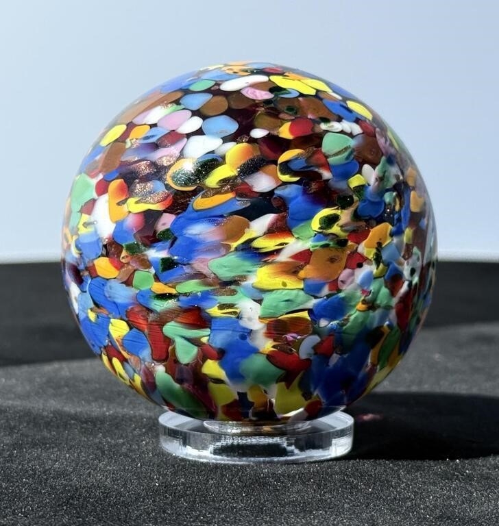 Sam Hogue | Sam Hogue Confetti Art Glass Marble | MutualArt