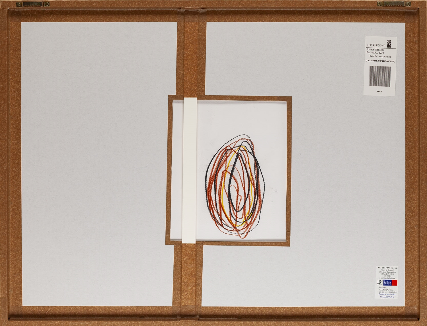 Artwork by Tomasz Ciecierski, Bez tytułu, 2019, Made of kolaż, rapidograf, fotografia/karton