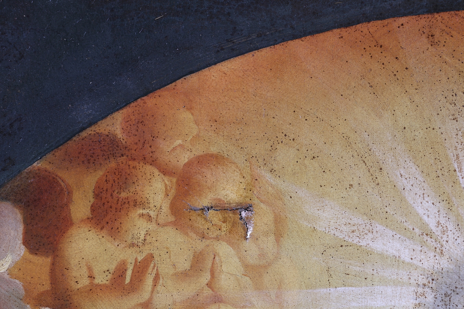 Artwork by Roman School, 19th Century, A LARGE 19TH CENTURY ROMAN CATHOLIC DEVOTIONAL OIL ON CANVAS, Made of Oil on canvas