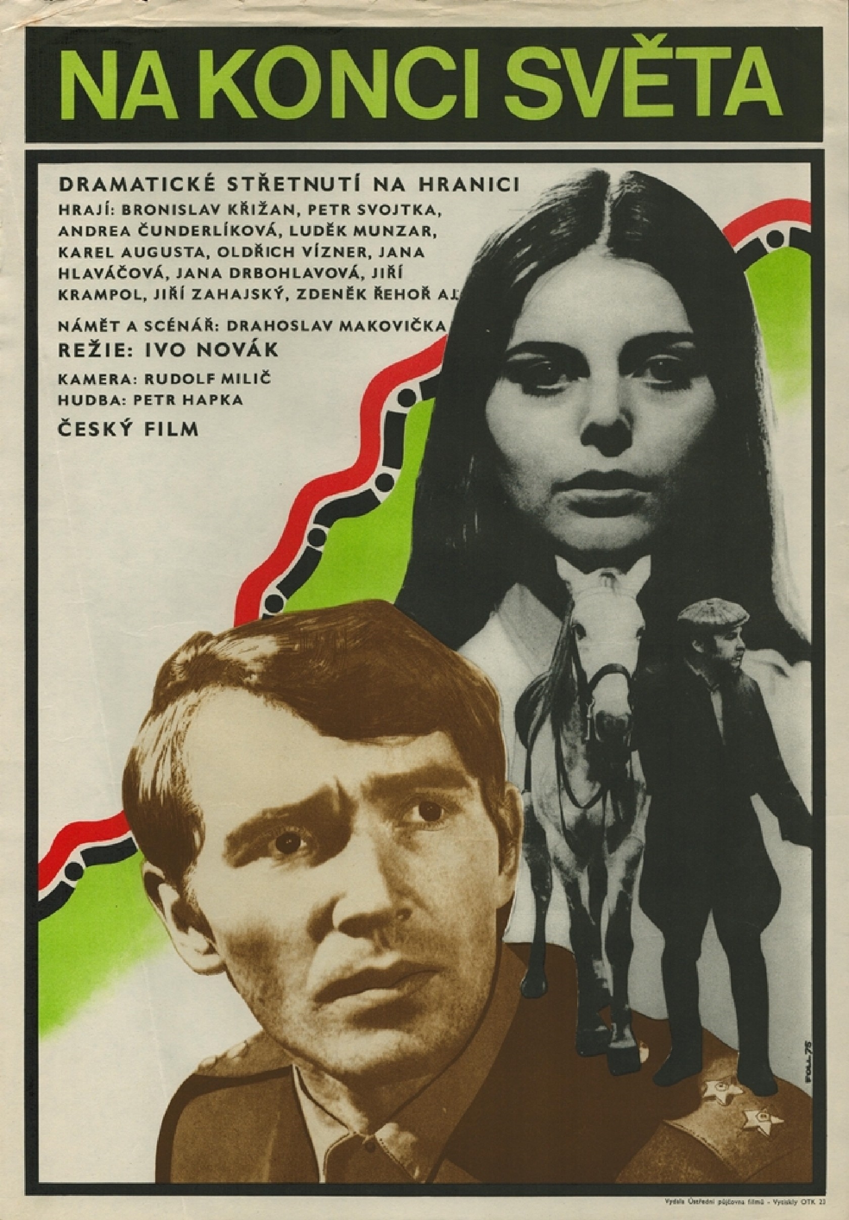 Artwork by Dobroslav Foll, Na konci světa, Made of print on cardboard