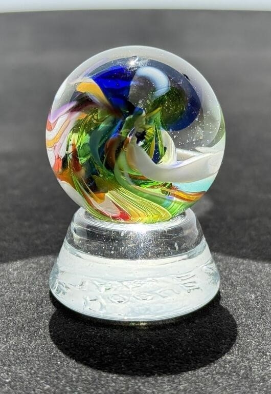 Sam Hogue | Sam Hogue Art Glass Marble | MutualArt