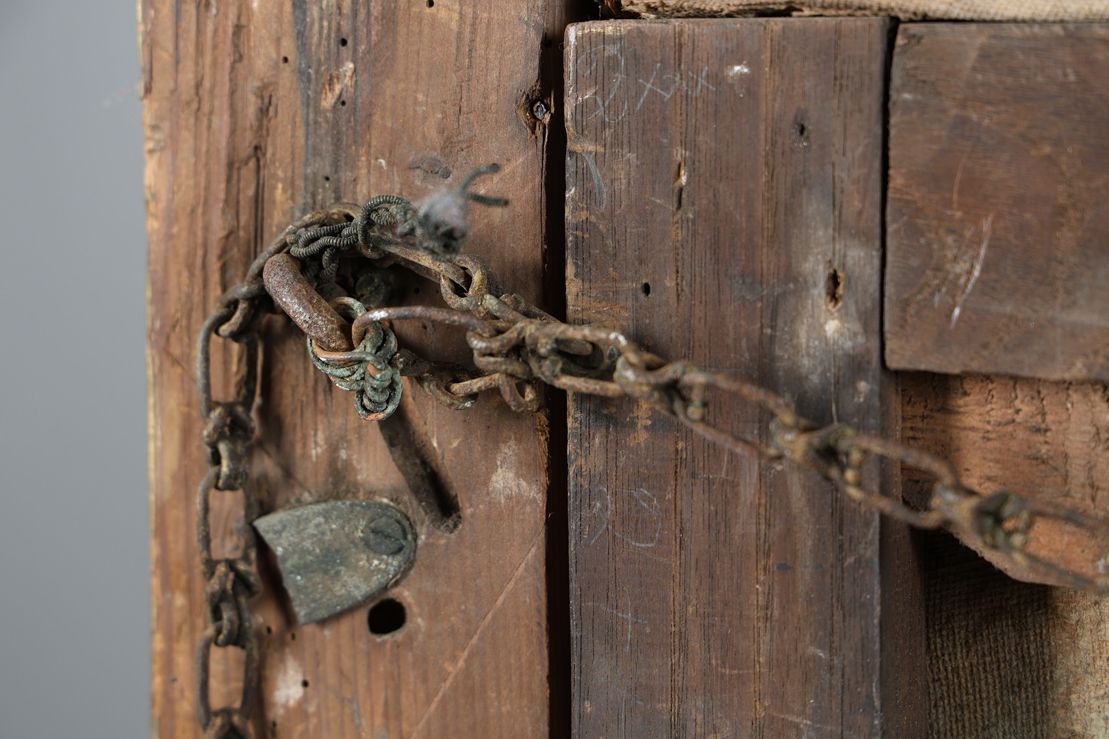 Artwork by Roman School, 19th Century, A LARGE 19TH CENTURY ROMAN CATHOLIC DEVOTIONAL OIL ON CANVAS, Made of Oil on canvas