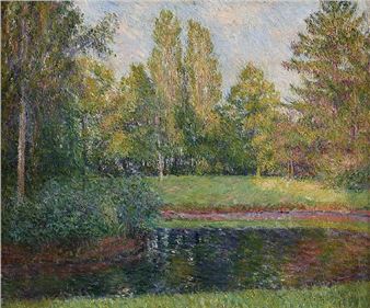 Étang en été. - George Morren