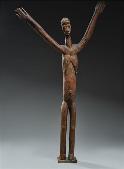 Burkinabe School | Large female Kothila statue | MutualArt
