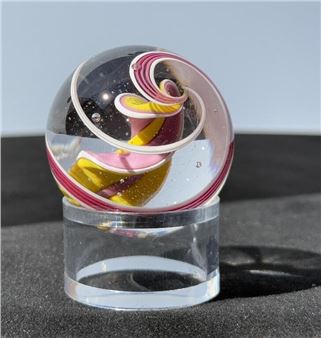 Brian Toseland Art Glass Marble - Brian Toseland