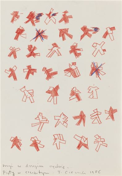 WYSTAWA: Tomasz Ciecierski. Galop. Pęd. Rytm. Obrazy i rysunki z lat 1976-2022 by Tomasz Ciecierski, 1986