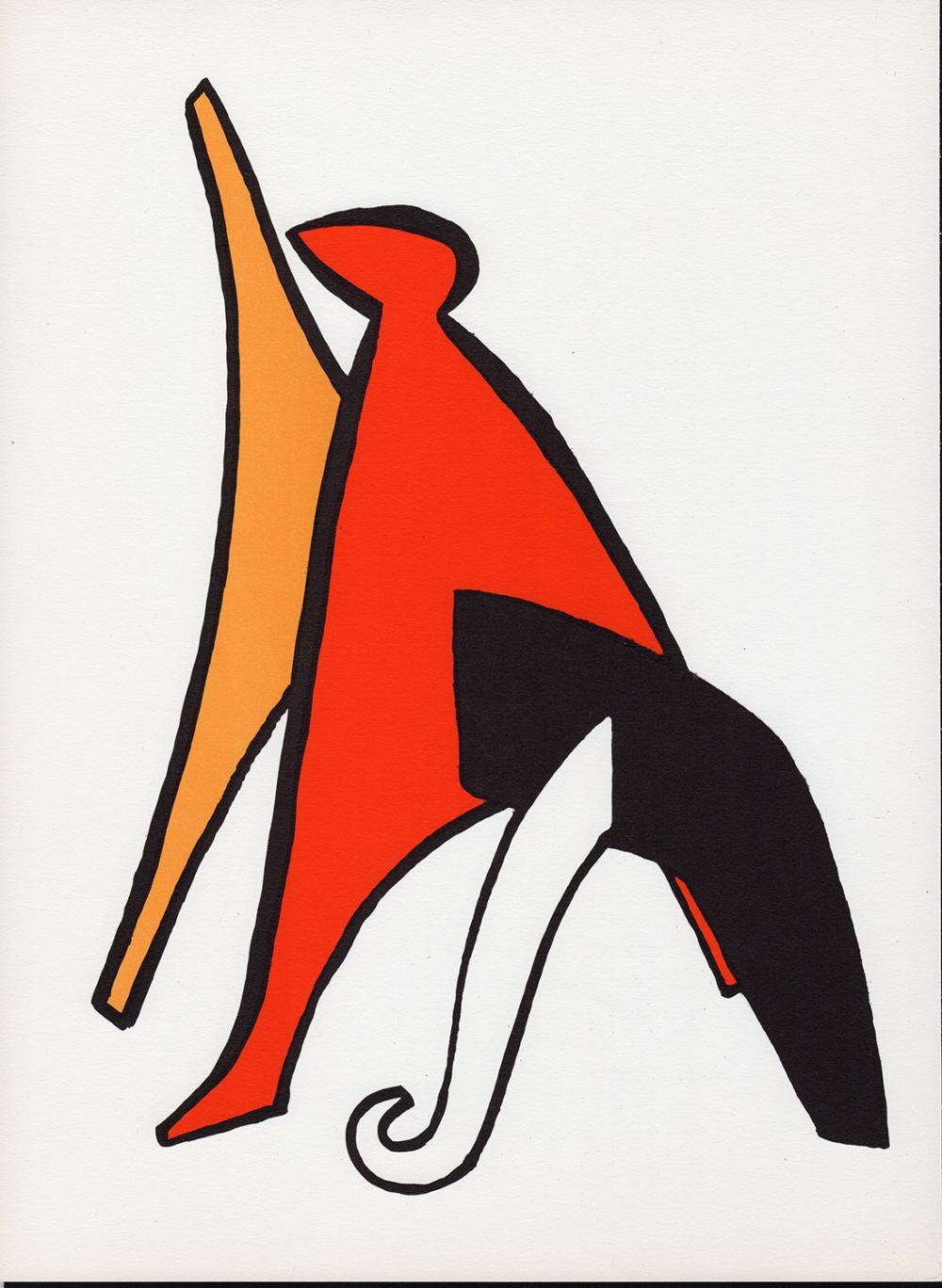 Artwork by Alexander Calder, Stabiles, Made of Color lithograph