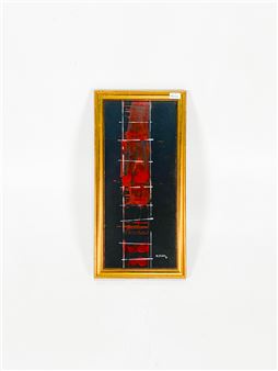 Un cuadro óleo sobre fibra - Mario Silésio