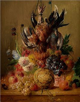 Nature morte. - François Joseph Huygens