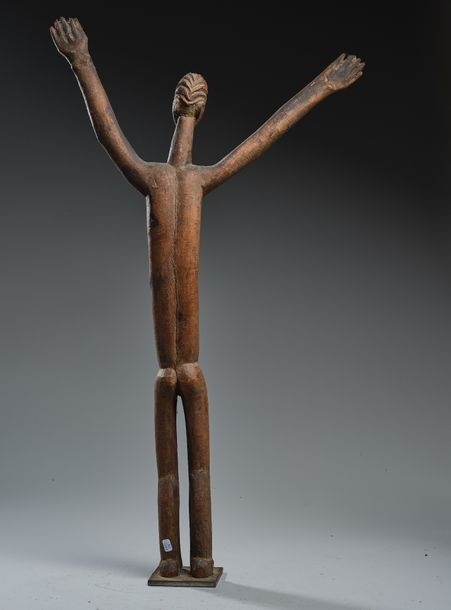 Burkinabe School | Large female Kothila statue | MutualArt