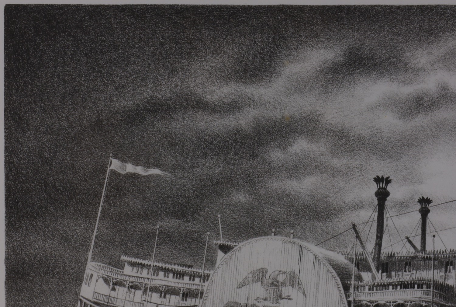 Robert Addison | ROBERT ADDISON PRINT OF THE GREAT REPUBLIC WRECK ...
