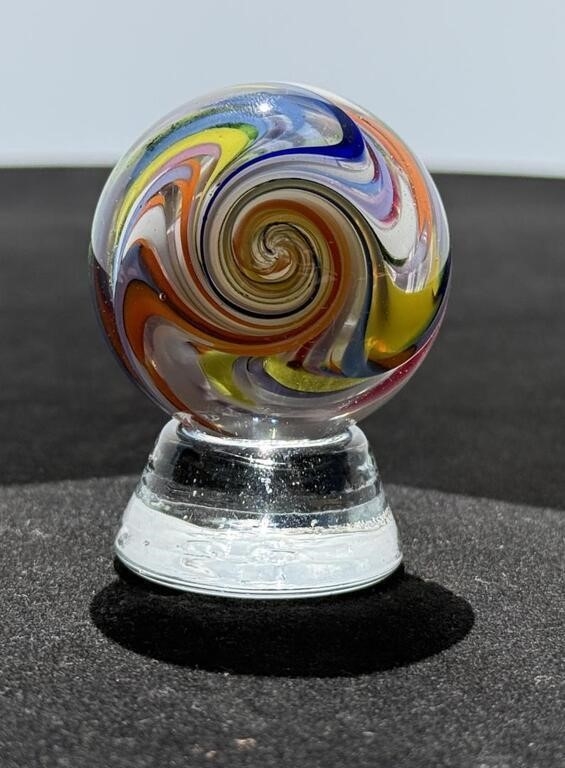 Sam Hogue | Swirl Art Glass Marble | MutualArt
