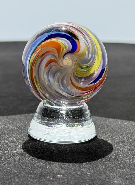 Sam Hogue | Swirl Art Glass Marble | MutualArt
