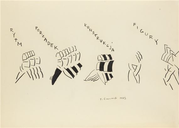 Rytm–Porządek–Konstrukcja–Figury by Tomasz Ciecierski, 1985