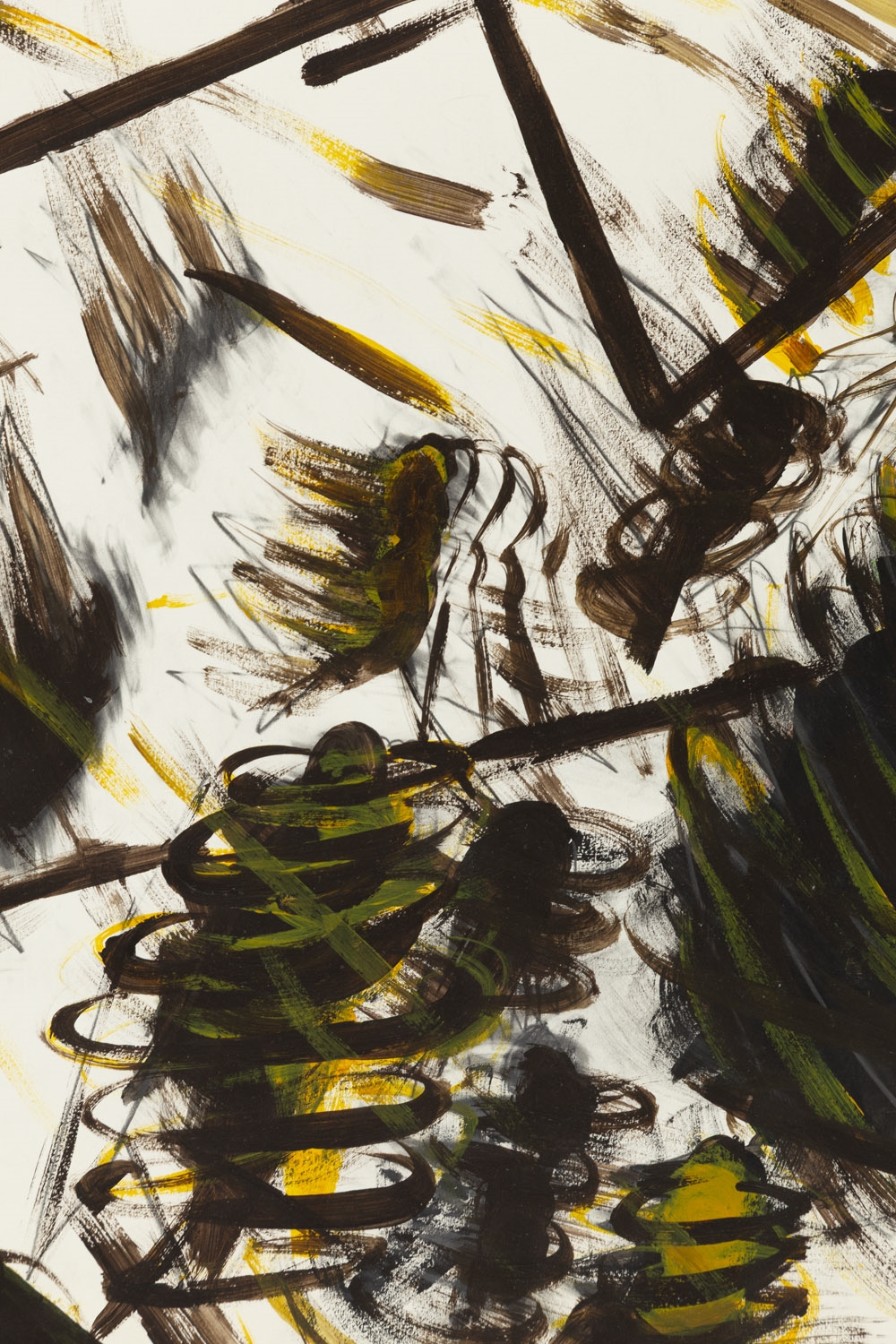 Artwork by Tomasz Ciecierski, Bez tytułu, 1982, Made of oil/paper