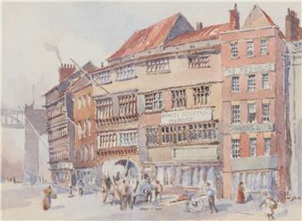 HIGH BRIDGE, NEWCASTLE QUAYSIDE - Frederick William Morgan