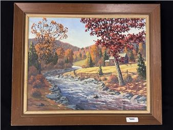 Adirondack Fall Scene - Robert S. Sleicher