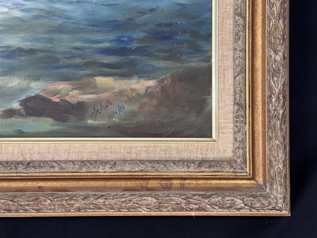 Jane Haher | Sugar Loaf Mountain on the Hudson River Painting | MutualArt