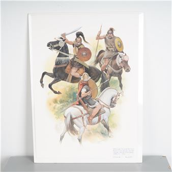 Iberian Wars Cavalry Clash - Angus Mcbride