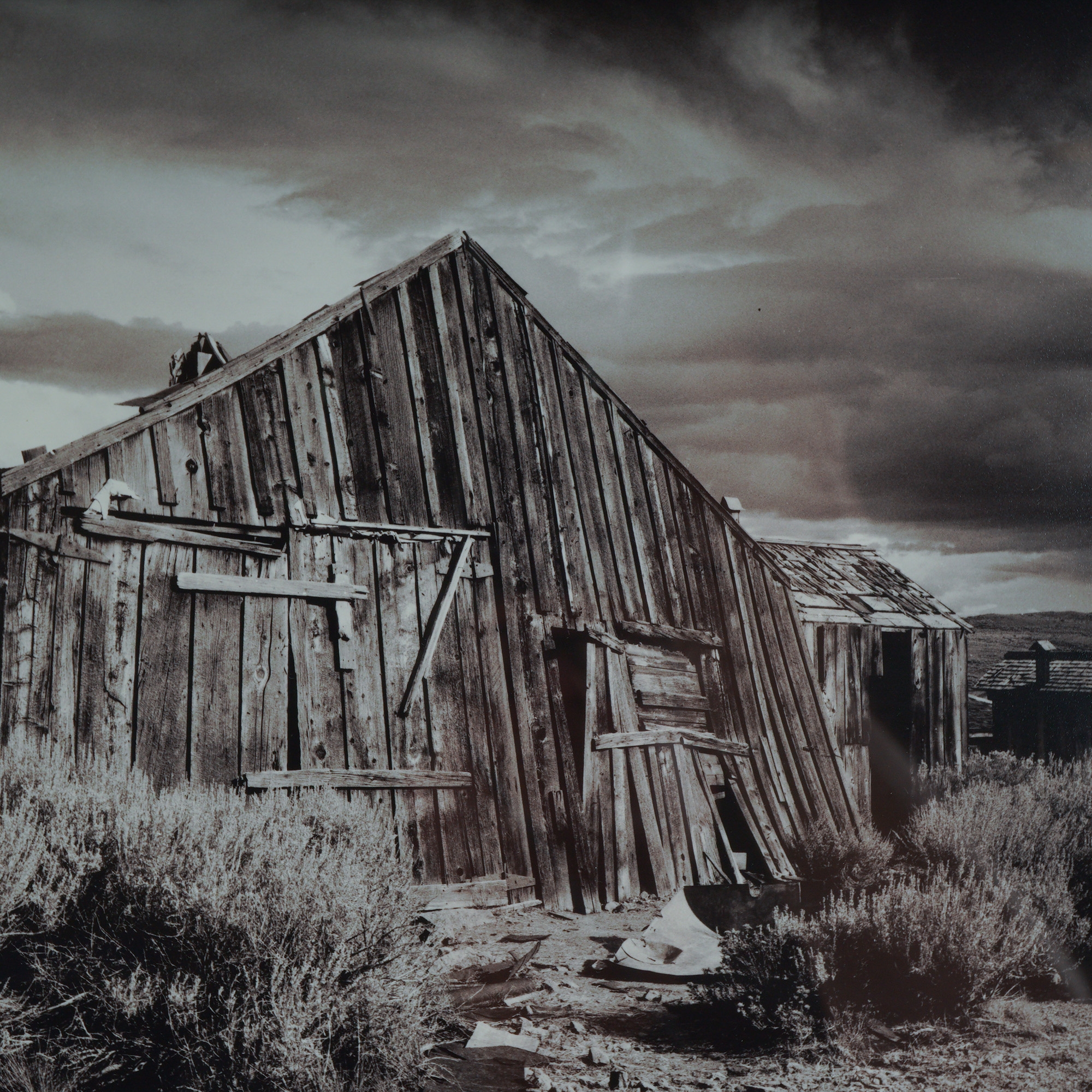 Artwork by James A. Swallow, Waiting Till the Next, Made of black and white photograph