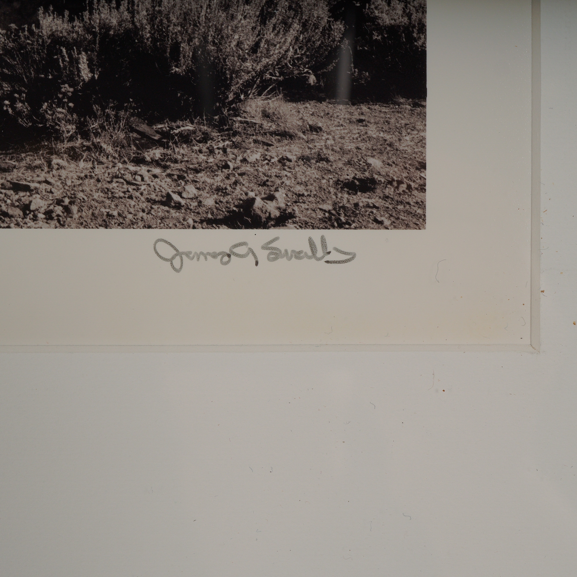 Artwork by James A. Swallow, Waiting Till the Next, Made of black and white photograph