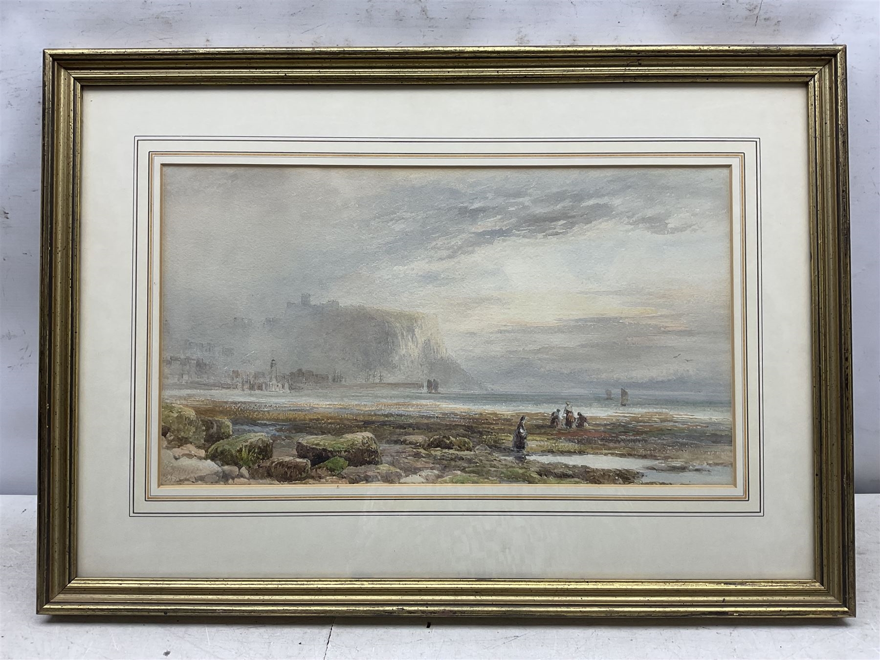 William Bennett | Mussel Gatherers in Scarborough Bay (1967) | MutualArt