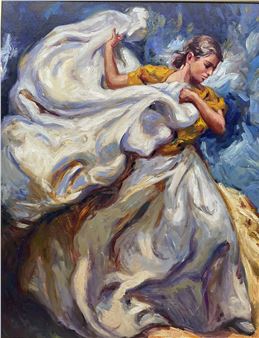 Dancer with Drapes - Jose L. Giner