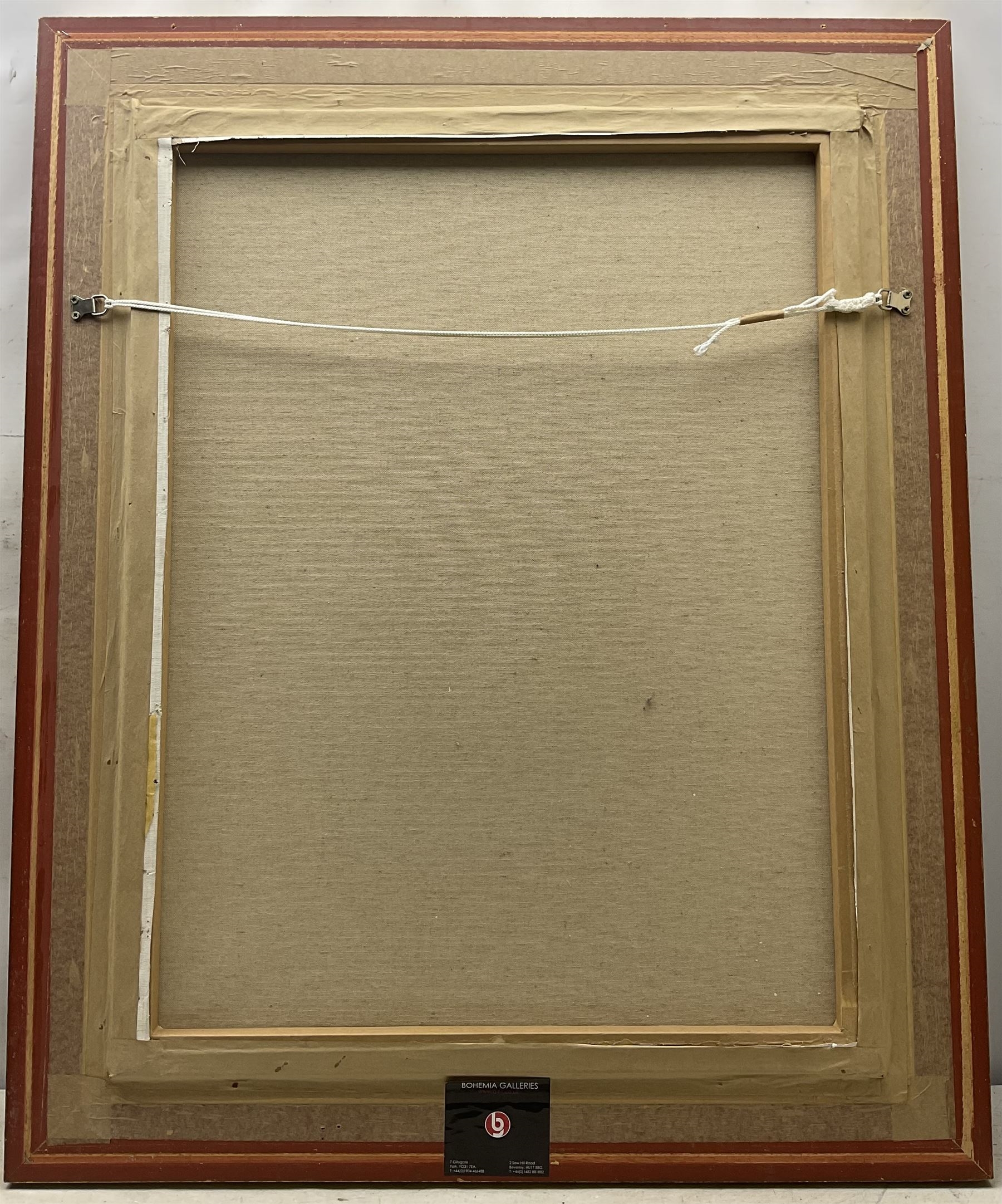 Artwork by Jose L. Giner, Dancer with Drapes, Made of oil on canvas