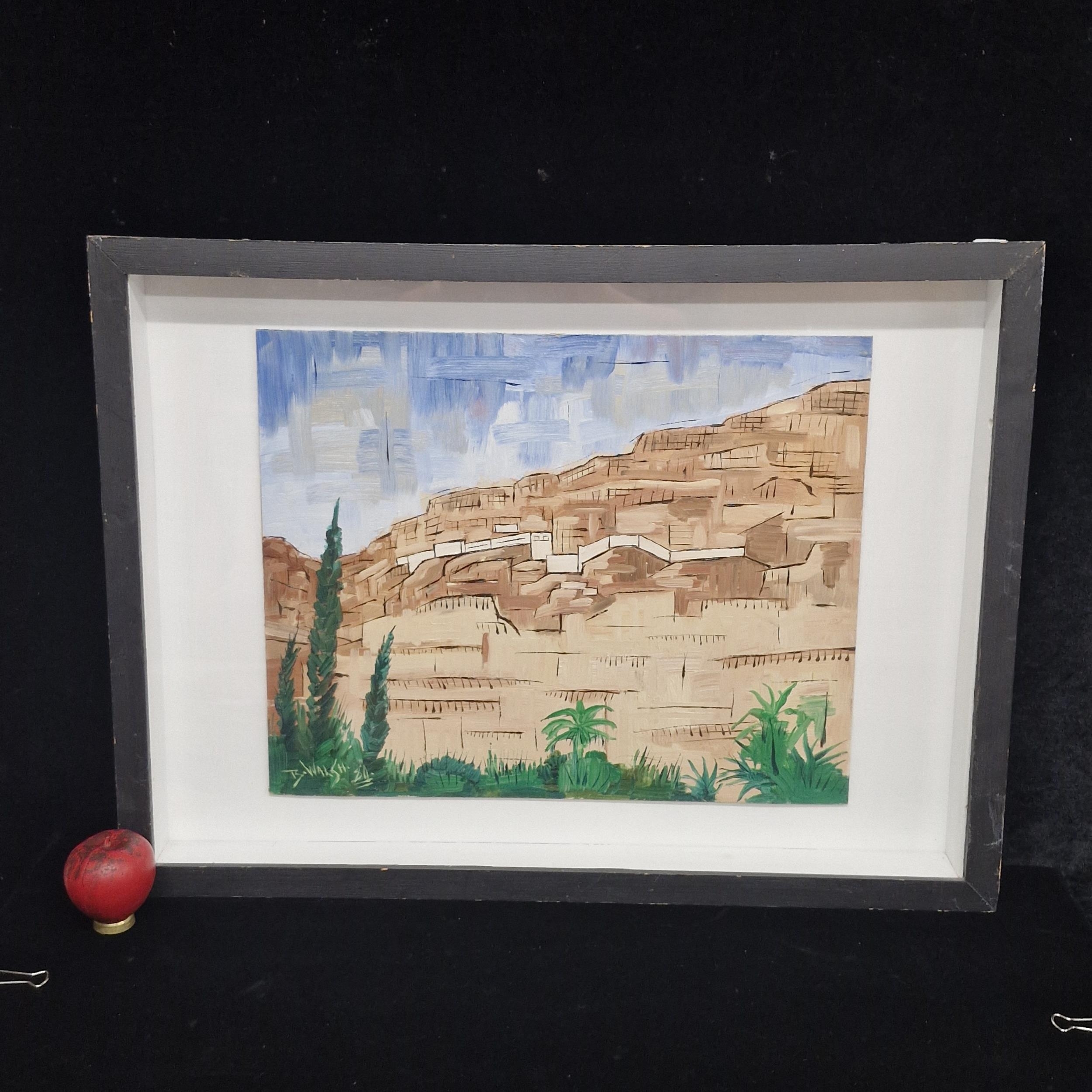 Artwork by Brian Walsh, Brian Breathnach / B Walsh, Made of oil on board